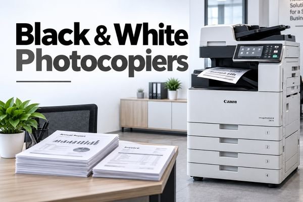 Black and white photocopiers