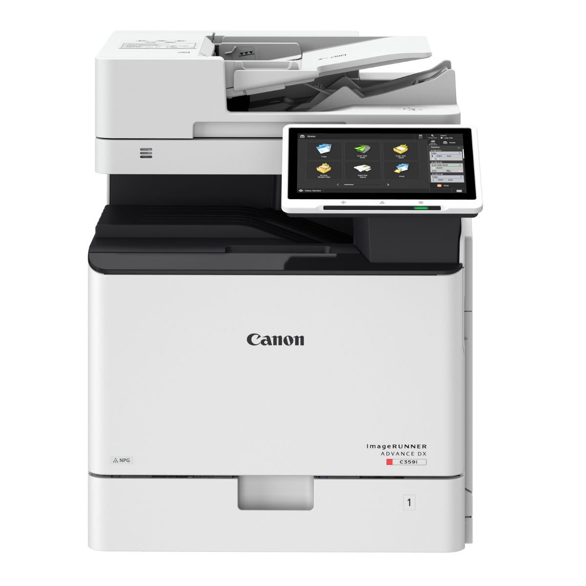 Canon imageRUNNER ADVANCE DX C359i A4 colour photocopier printer scanner front view