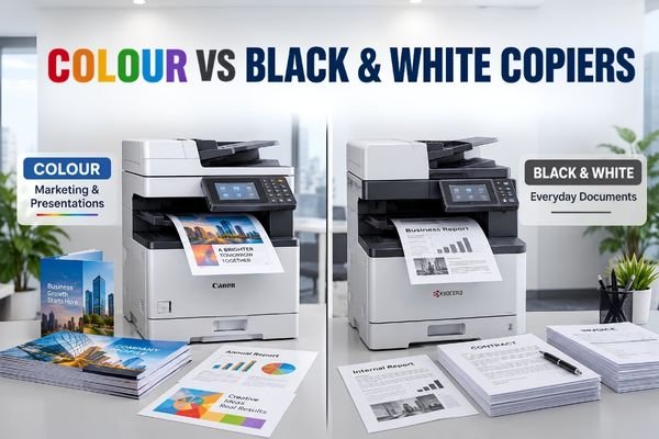 Colour vs black and white copiers