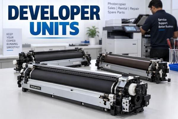 Photocopier developer units
