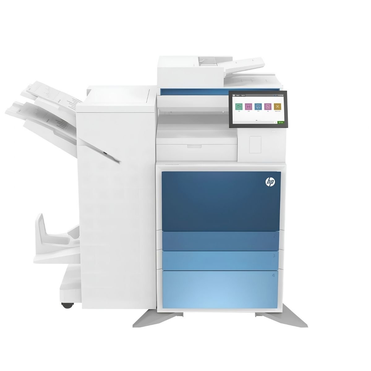 HP Color LaserJet Managed MFP E87770dn A3 colour photocopier printer scanner front view