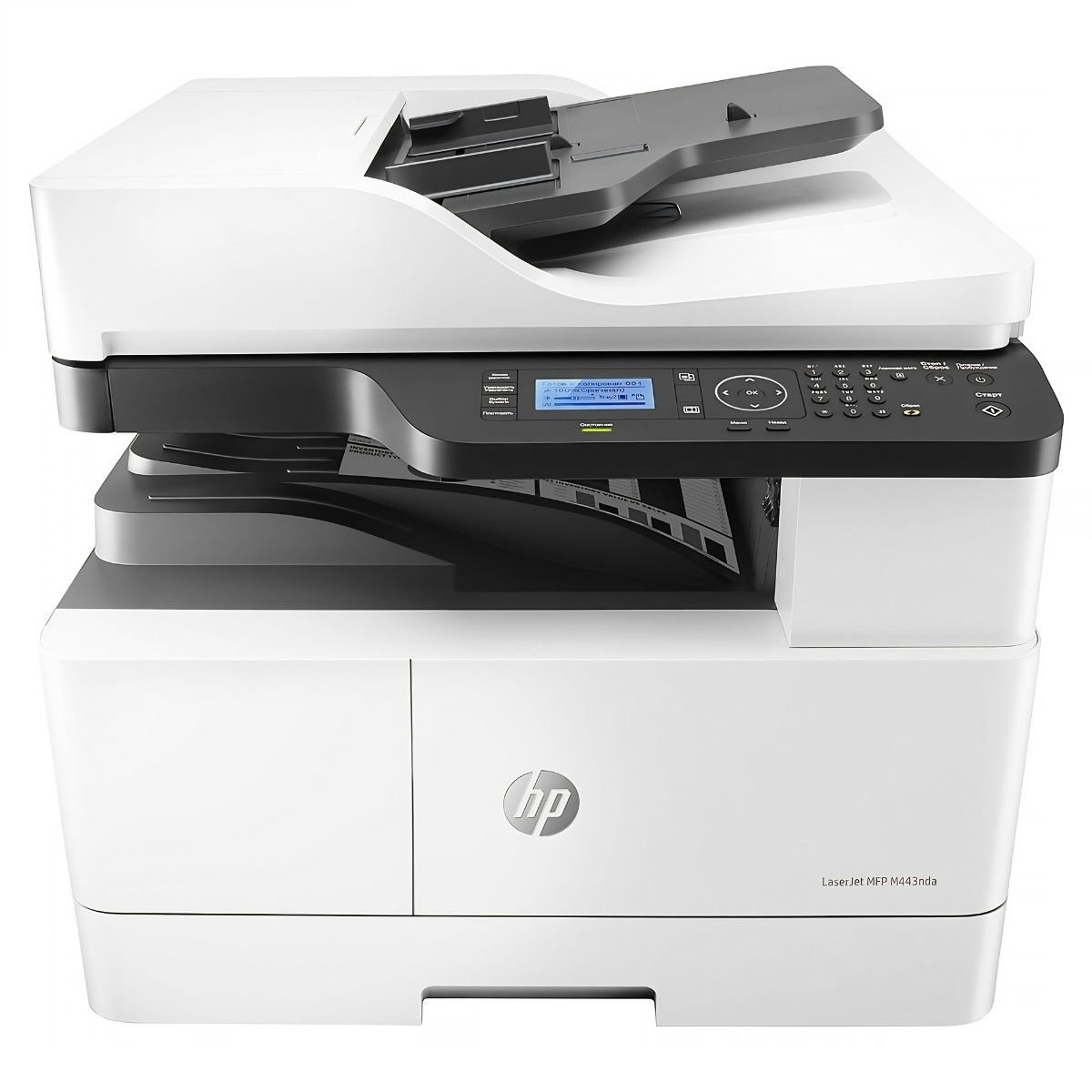 HP LaserJet MFP M433a A3 digital photocopier machine front view