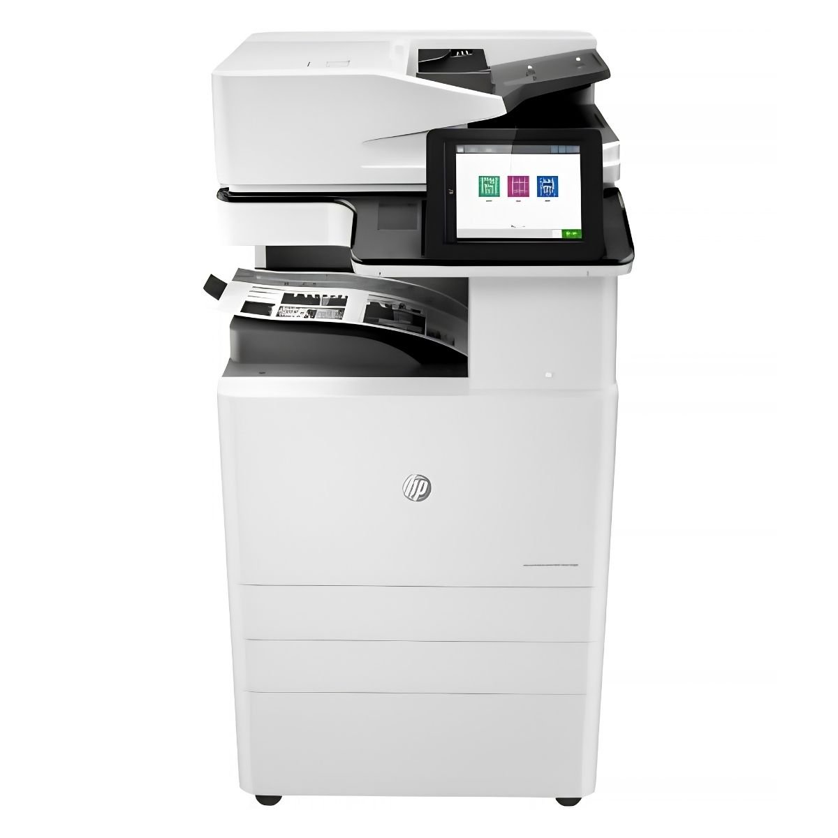 HP LaserJet Managed MFP E73135dn A3 mono photocopier printer colour scanner front view