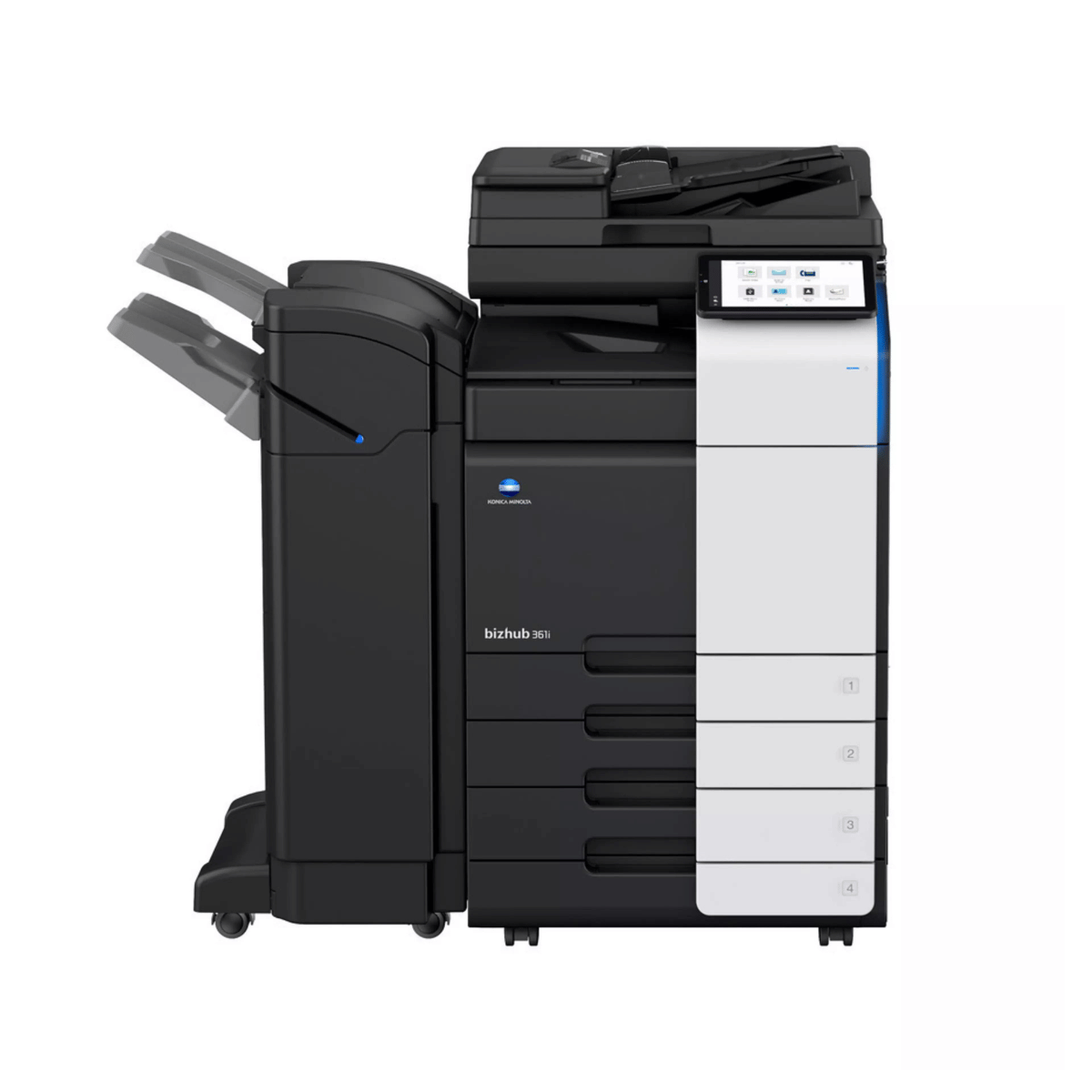 Konica Minolta bizhub 361i A3 mono digital photocopier printer scanner with finisher