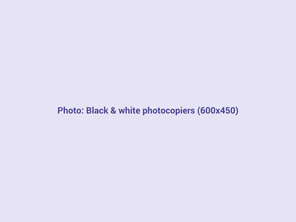 Black and White Photocopiers